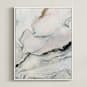 "Beneath the Layers" - Art Print in Pewter by Melanie Severin - Framed Canvas