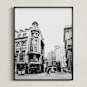 "Dublin II" - Art Print in Black & White by Becca Beers - Framed