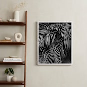 "Silver rain" - Art Print in Ash by Eliane Lamb - In a Room