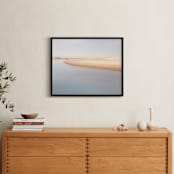 "Tributary on the Coast" - Art Print in Sand by TS Designs - In a Room
