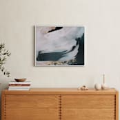 "Nonchalant" - Art Print in Deap Sea by Melanie Severin - In a Room