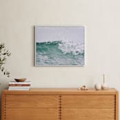"Sea of Glass" - Art Print in Sagey Teal by Charlotte Mello Stevenson - In a Room