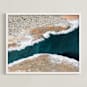 "Beneath the Crust" - Art Print in Deep Azure Spring by KIMBERLY SMITH - Framed