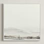 "Fitz" - Art Print in Creamy white by Mande Calhoun - Framed Canvas