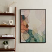 "Echoes I" - Art Print in Rust by Wendy Keller - In a Room