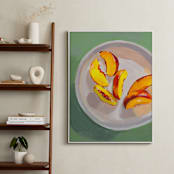 "Peaches" - Art Print in Jade by Patrice Horvath - In a Room