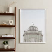 "Castle in the Sky" - Art Print in Mint by Laura Bercovich - In a Room
