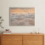 "Morning Magic" - Art Print in Golden Peach by Charlotte Mello Stevenson - In a Room