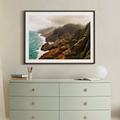 "Na Pali Coast, Kauai, HI" - Art Print in White by TImothy Mollen - In a Room