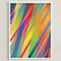 "Prism" - Art Print in Rainbow by Marishka Bachman - Framed