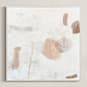 "Nidra" - Art Print in Dune by Jennifer Daily - Framed Canvas