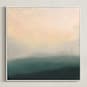 "Mystical 2" - Art Print in White by Amy Hall - Framed Canvas