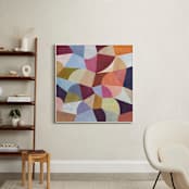 "Cadence" - Art Print in Coral by melanie mikecz - In a Room