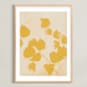"Botanica 2" - Art Print in Amber by Kamala Nahas - Framed