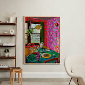 "After Tea" - Art Print in Sienna by Jess Franks - In a Room