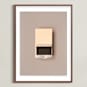 "Unstruck Silver" - Art Print in Color Match Silver by Andrew McClintock - Framed