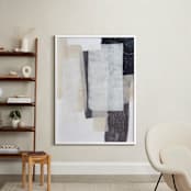 "History Repeats" - Art Print in Sand by Jennifer Daily - In a Room