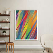 "Prism" - Art Print in Rainbow by Marishka Bachman - In a Room