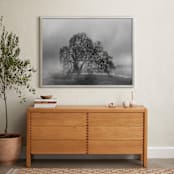 "in the rain" - Art Print in Stormy by Crystal Lynn Collins - In a Room