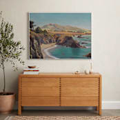 "The Wild Sonoma Coast" - Art Print in Pacific Blue by Amanda Phelps - In a Room