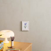 "Bluebells Flowers" - Art Print in Lavender Blue by Alf and Auguri - In a Room