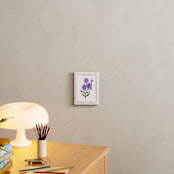 "Aster Flowers" - Art Print in Lavender by Alf and Auguri - In a Room