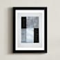 "tonality IV" - Art Print in Slate by Sara Hicks Malone - Framed