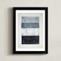 "tonality II" - Art Print in Slate by Sara Hicks Malone - Framed