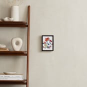 "Nouveau Boheme_Japanese garden IV" - Art Print in Persimmon by Kiana Lee - In a Room