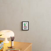 "Wee Cactus" - Art Print in cactus green by Christi Parks - In a Room