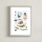 "Buggy" - Art Print in Brights by Alethea and Ruth - Framed