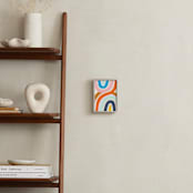 "Swish" - Art Print in Tangerine by Haley Warner - In a Room