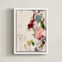 "Flower Market II" - Art Print in Rose by Wendy Keller - Framed Canvas