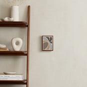 "Affinity II" - Art Print in Sandy Beige by Dominique Vari - In a Room