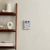 "Before the moment" - Art Print in warm beige white by Jihye Back Kim - In a Room