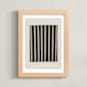 "True Stripes 1" - Art Print in Zebra by Kamala Nahas - Framed