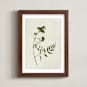 "Foraged I" - Art Print in Verdant by Kamala Nahas - Framed