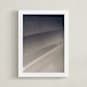 "Deep Shadow II" - Art Print in Grey Violet by David Michuki - Framed