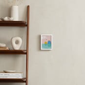 "Bird Rock" - Art Print in Dusty Rose by sue prue - In a Room