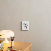 "Eastern Bluebird" - Art Print in Deep Blue by Alf and Auguri - In a Room