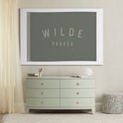 "Name Flag" - Personalized Art Print in Army Green by taylorVdesign - In a Room
