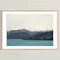 "Landscape 2" - Art Print in Ocean Blue by lulu and isabelle - Framed