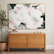 "Mystic 2" - Art Print in Peach by Melanie Severin - In a Room