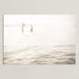 "Neutral wave" - Art Print in Neutral ivory by Lying on the grass - Unframed