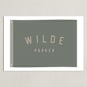 "Name Flag" - Personalized Art Print in Army Green by taylorVdesign - Unframed