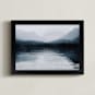 "glassy waters" - Art Print in Mist by Alicia Abla - Framed