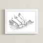 "Sydney Opera House" - Art Print in Slate by Paul Berthelot - Framed
