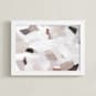 "Sierra Abstraction 3" - Art Print in Terracotta Rose by Melanie Severin - Framed