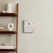 "Flow Obituary Print" - Custom Print in Blush by Creo Study - In a Room