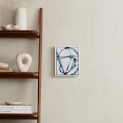 "Indigo Plant Cell" - Art Print in Indigo Blue by Mary Gaspar - In a Room